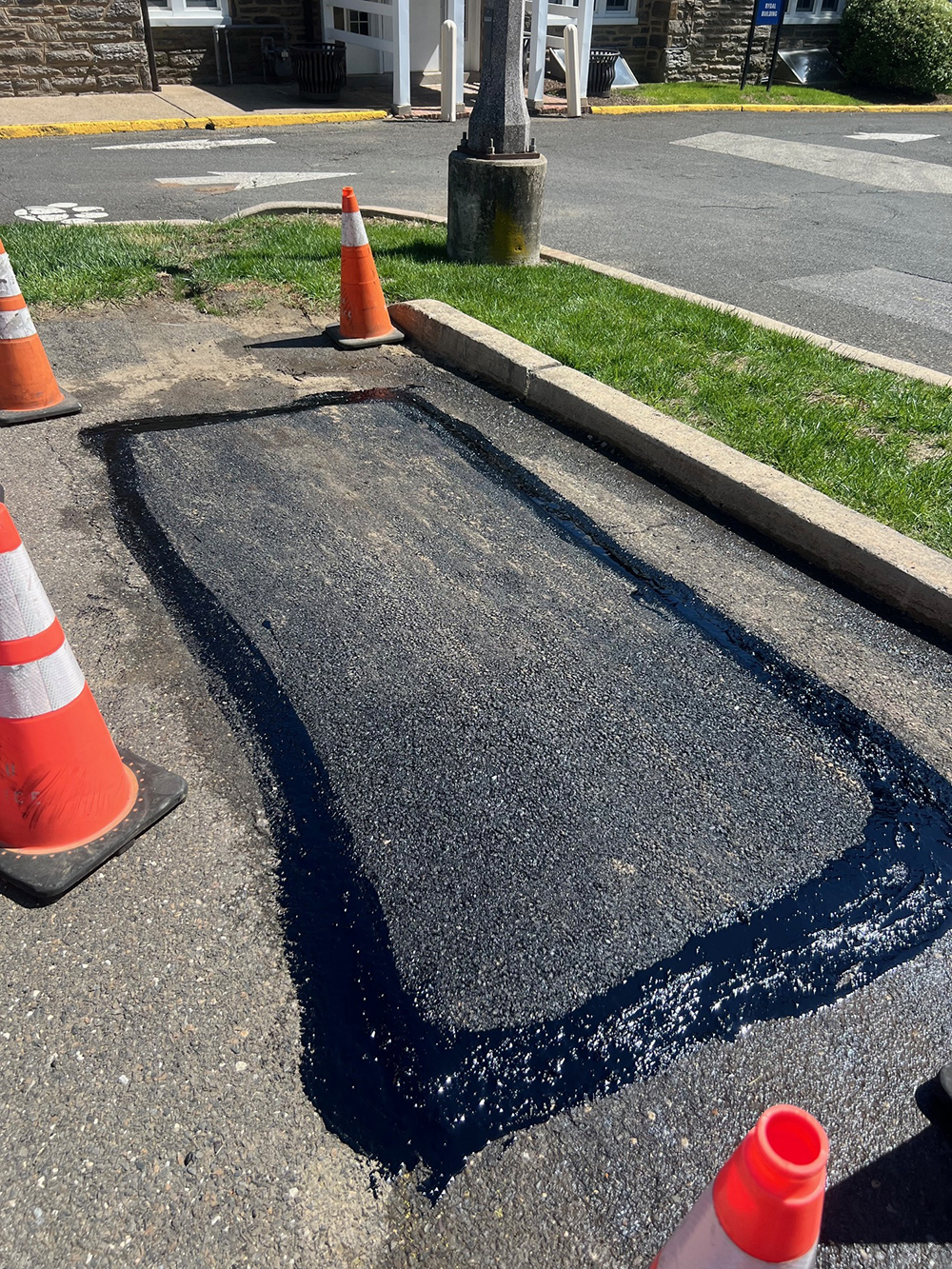Expert Asphalt Patch Repair Restores Parking Lot at Penn State Abington