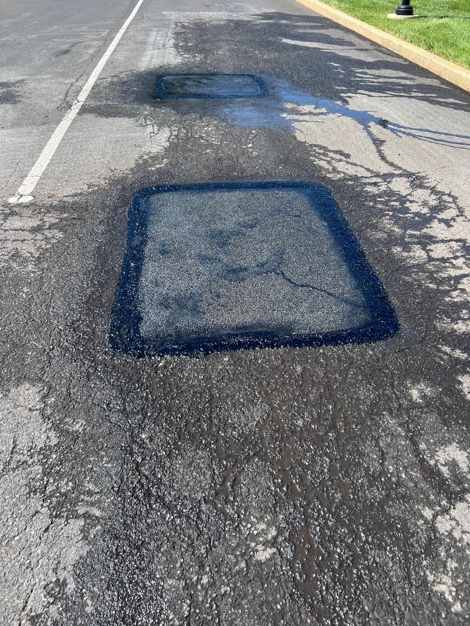 Professional Pothole Patching for a Commercial Parking Lot in Horsham, PA